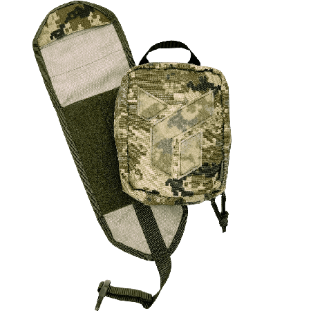 Pouch for a first aid kit “Dnipro” on a platform (attachment for equipment) №22, pixel Gen 2