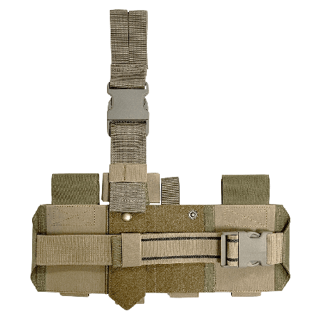 First aid kit pouch "Dnipro" on a platform (attachment on the belt and thigh), PM25 GEN2, coyote