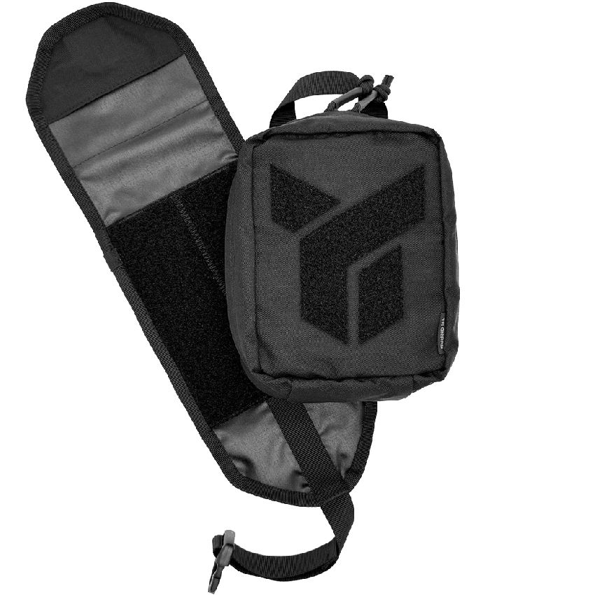 Pouch for a first aid kit “Dnipro” on a platform (attachment for equipment) №22, black Gen 2