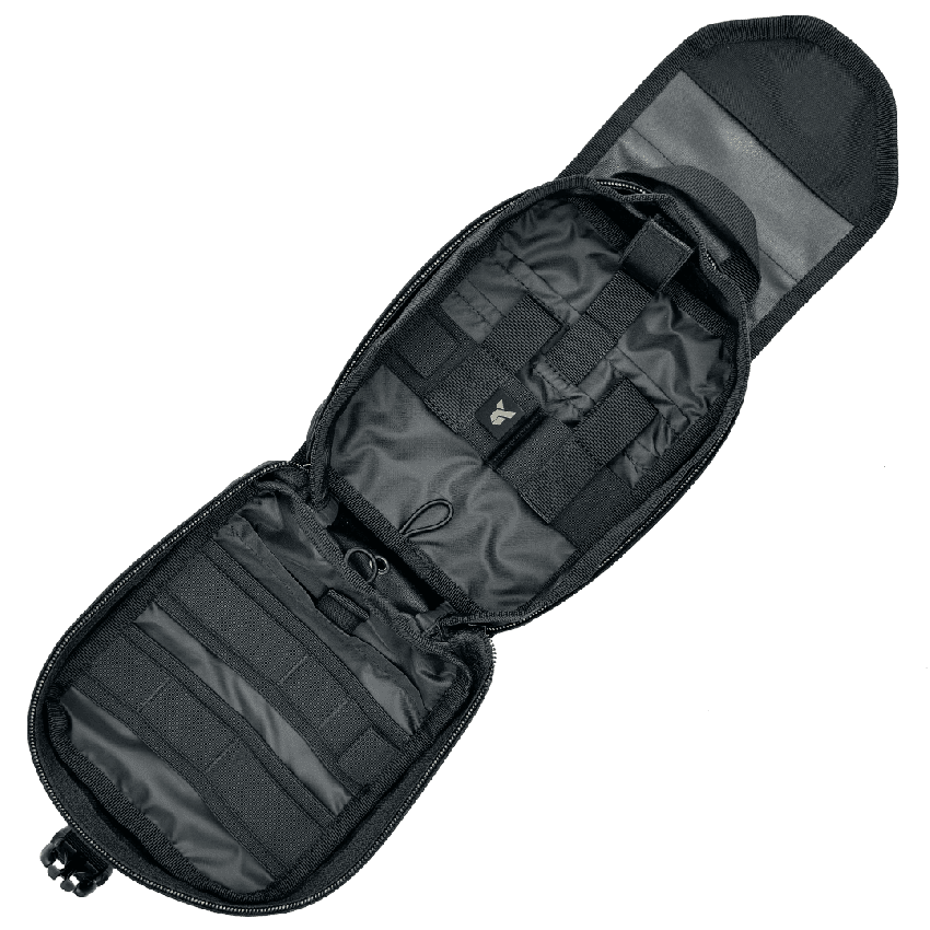 Pouch for a first aid kit “Dnipro” on a platform (attachment for equipment) №22, black Gen 2