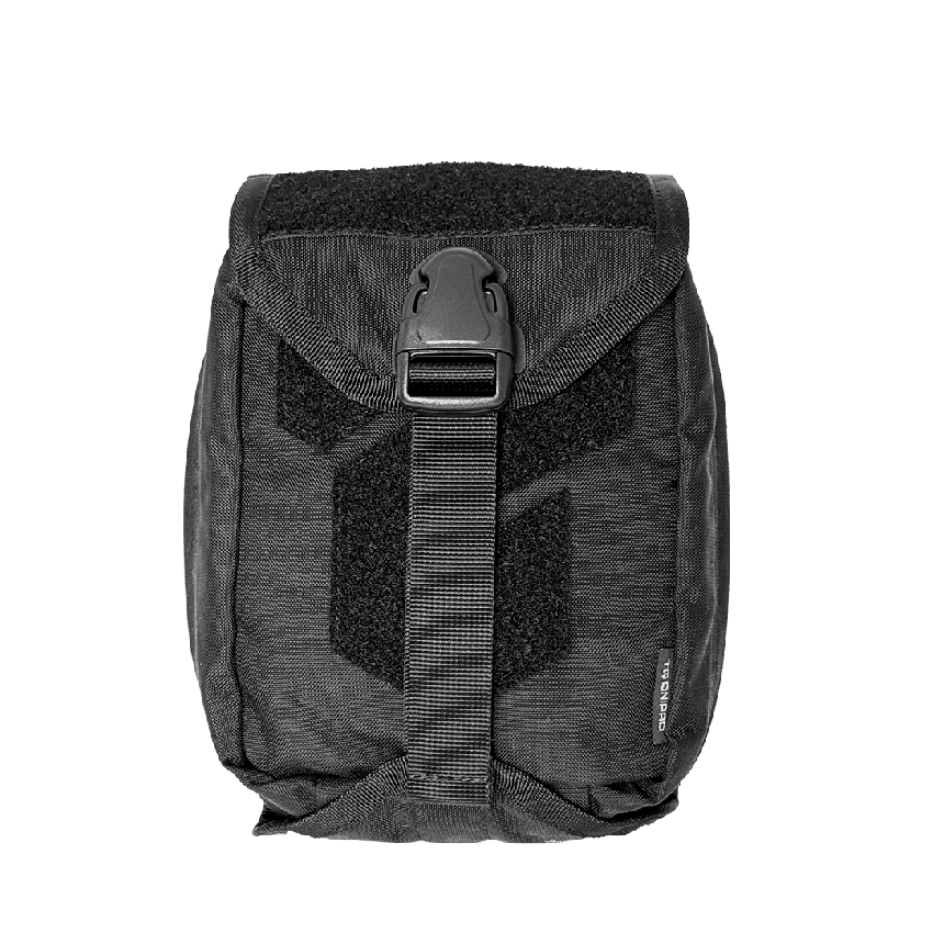 Pouch for a first aid kit “Dnipro” on a platform (attachment for equipment) №22, black Gen 2