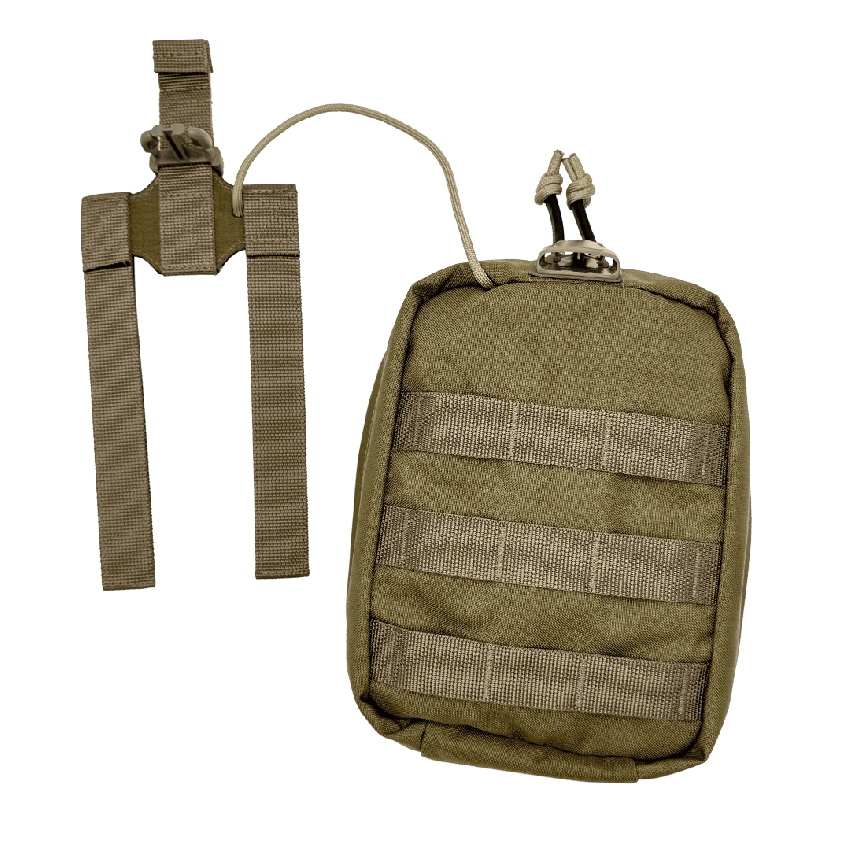 Pouch for first aid kit “Dnipro” without platform (attachment to equipment) №24 Gen 2, coyote