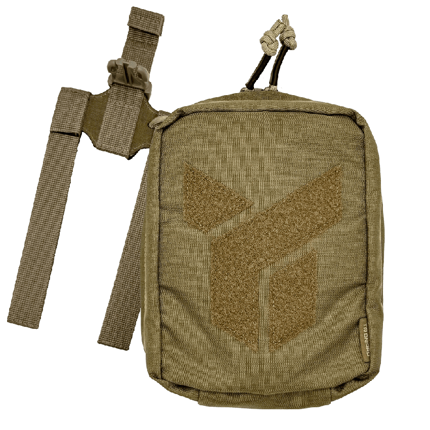Pouch for first aid kit “Dnipro” without platform (attachment to equipment) №24 Gen 2, coyote