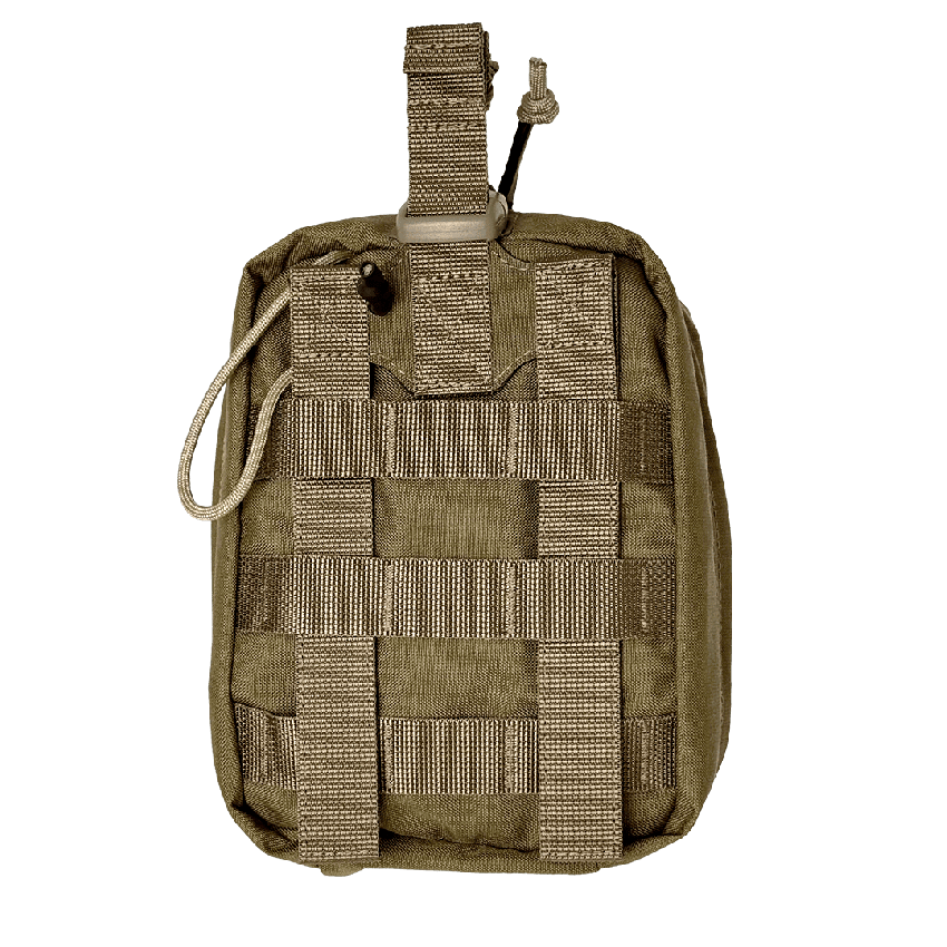 Pouch for first aid kit “Dnipro” without platform (attachment to equipment) №24 Gen 2, coyote