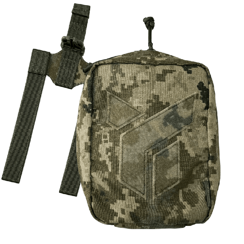 Pouch for first aid kit “Dnipro” without platform (attachment to equipment) №24, pixel Gen 2