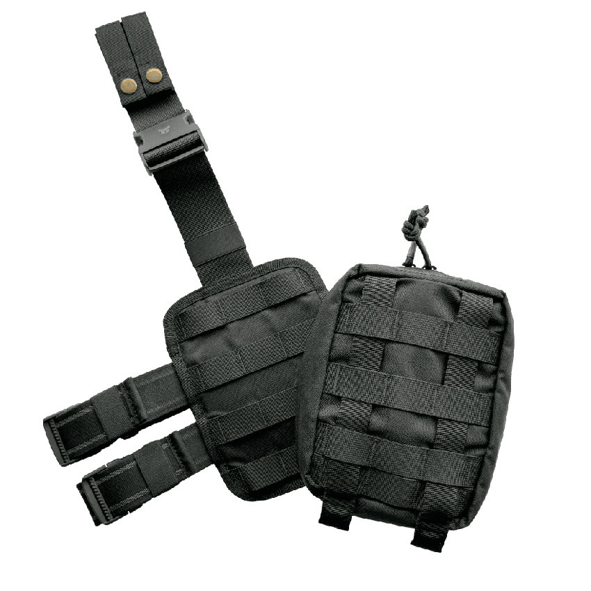 Dnipro first aid kit pouch on a platform ( attachment for equipment or hip) No. 21, Gen2 black