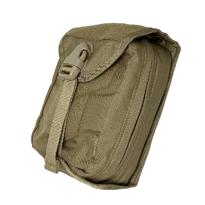 Pouch for a first aid kit “Dnipro” on a platform (attachment for equipment) №22, coyote Gen 2