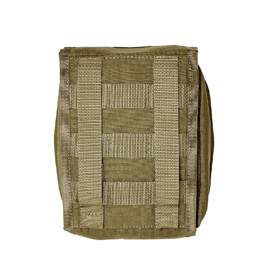Pouch for a first aid kit “Dnipro” on a platform (attachment for equipment) №22, coyote Gen 2