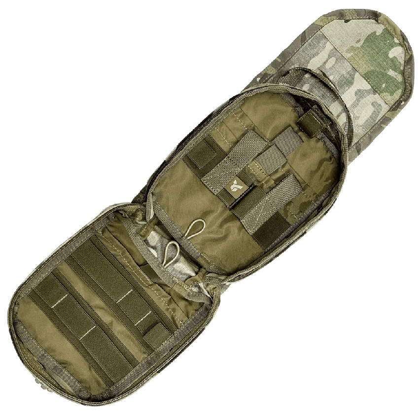 Pouch for a first aid kit “Dnipro” on a platform (attachment for equipment) №22, multicam Gen 2