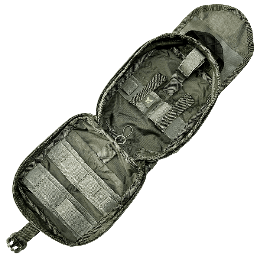 Pouch for a first aid kit “Dnipro” on a platform (attachment for equipment) №22, olive Gen 2