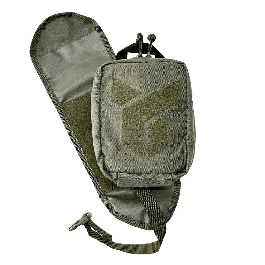 Pouch for a first aid kit “Dnipro” on a platform (attachment for equipment) №22, olive Gen 2